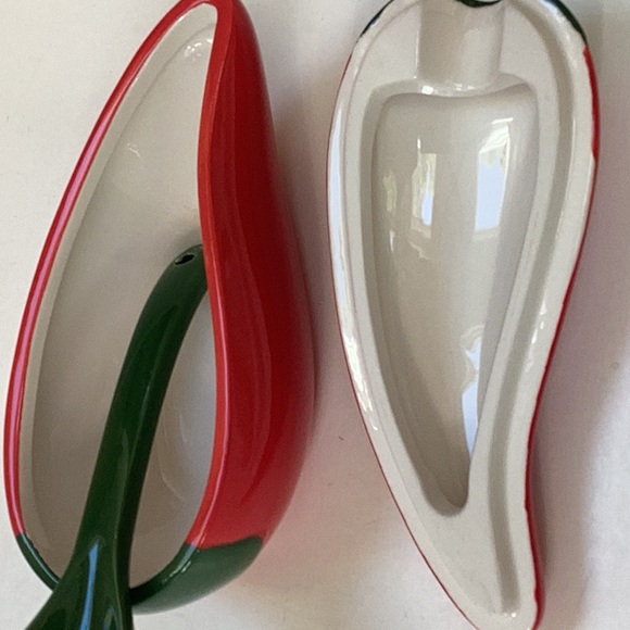 Progressive Prepworks Salsa Bowl Red Chili Pepper Shaped Serving Set NWT - Picture 6 of 10